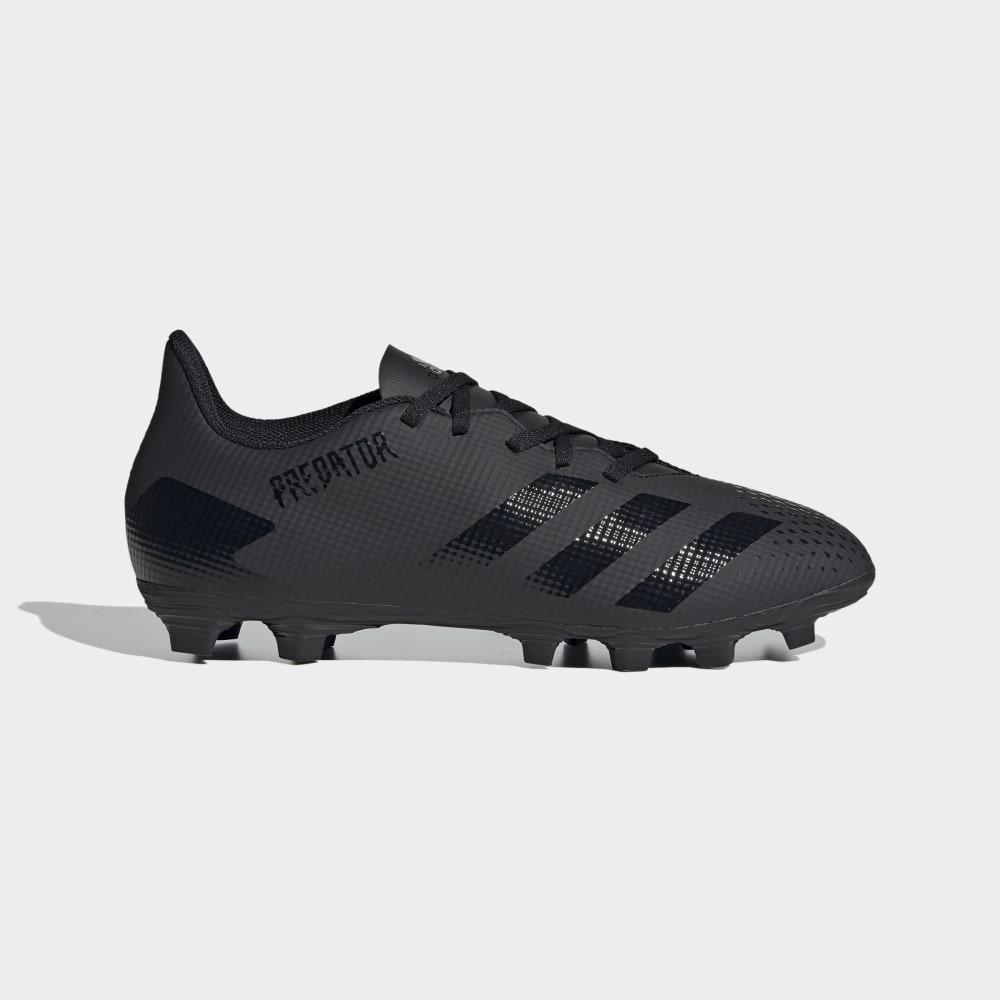 Ghete Fotbal Adidas Predator 20.4 Flexible Ground Dama Romania - Negrii/Gri EF1649